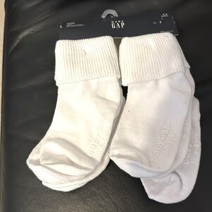 BabyGap Girls Ankle Sock - white - 4-5T New 4-pack